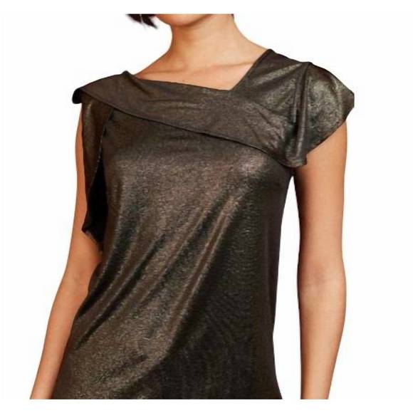 NEW EVA FRANCO xena top in liquid gold - Picture 1 of 3